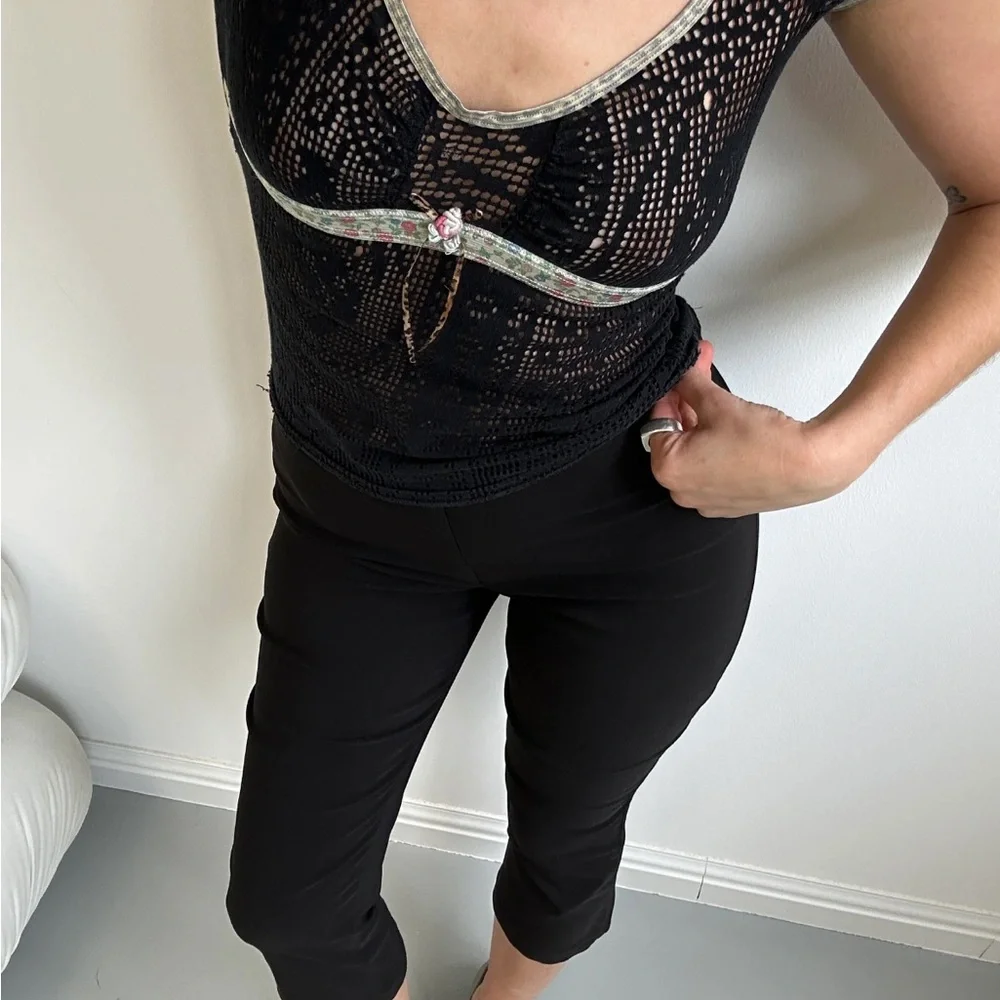 Isabella vrana black flared capri - Picture 4 of 6